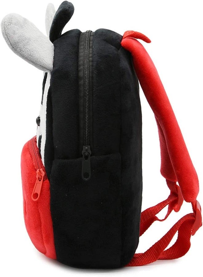Black Hill Kids Preschool Bag for Boys and Girls, Cute Soft Plush school Animal Cartoon Mini Backpack Little kids bags for 2-5 years Baby/Boys/Girls Nursery, Preschool,Picnic (Zebra) - Image 4